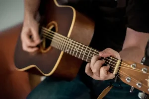 akoestische gitaarles of klassiek